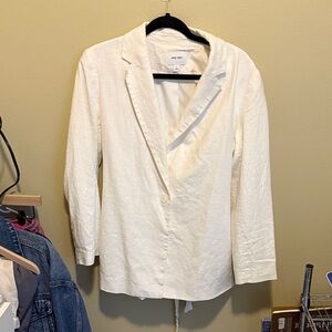 Nine West White Women's Blazer
